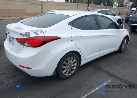 2015 Hyundai Elantra Se из США, поврежденный, VIN 5NPDH4AE1FH584383